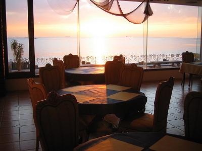 シーサイド・カプリ　南知多町　夕日がきれい